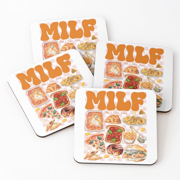 Item preview, MILF - Man I Love Food | Funny Food Lover Print designed and sold by itsTeeAmo.