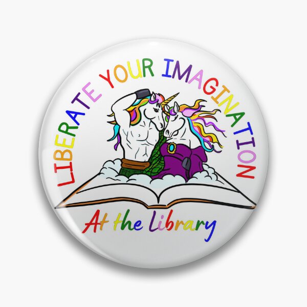Item preview, Liberate your imagination at the library designed and sold by Kate Miller Illustrator.