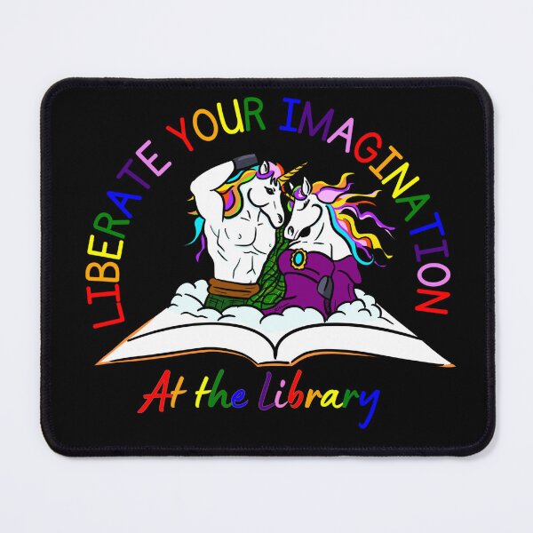 Item preview, Liberate your imagination at the library designed and sold by Kate Miller Illustrator.
