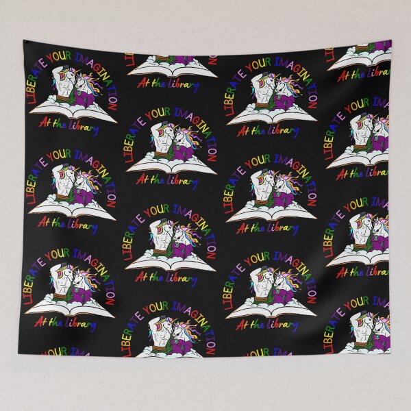 Item preview, Liberate your imagination at the library designed and sold by Kate Miller Illustrator.
