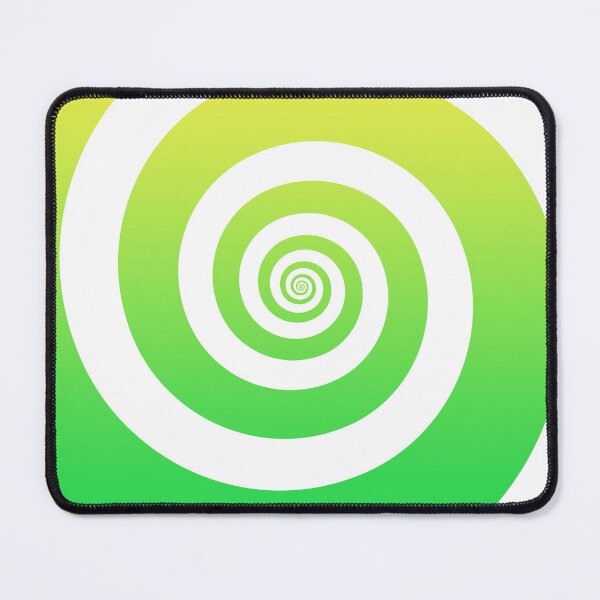 Item preview, Lime Green Hypnotizing Swirl Abstract Illusion Design designed and sold by patternsoup.