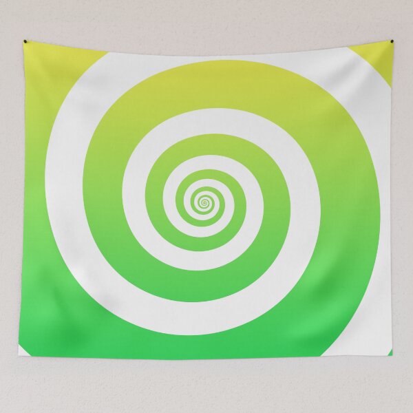 Item preview, Lime Green Hypnotizing Swirl Abstract Illusion Design  designed and sold by patternsoup.