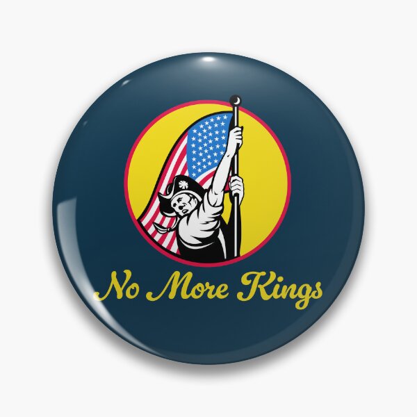Artikelvorschau, No More Kings Patriot with Flag Design entworfen und verkauft von LibStix.