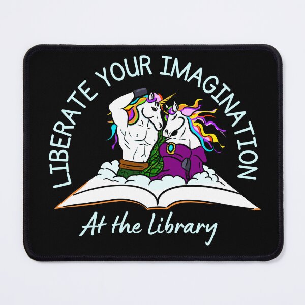 Item preview, Liberate your imagination at the library designed and sold by Kate Miller Illustrator.