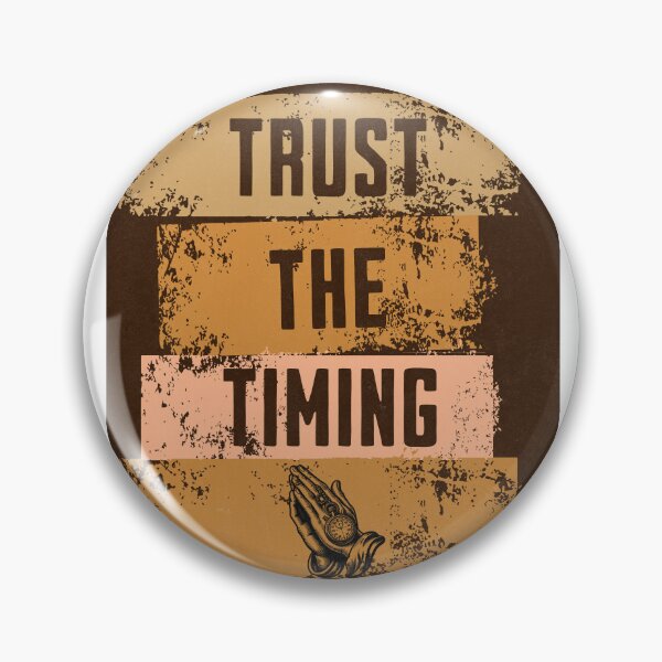 Item preview, Trust the Timing – Inspirational Typography T-Shirt | Patience & Faith Design designed and sold by MTeesGA.