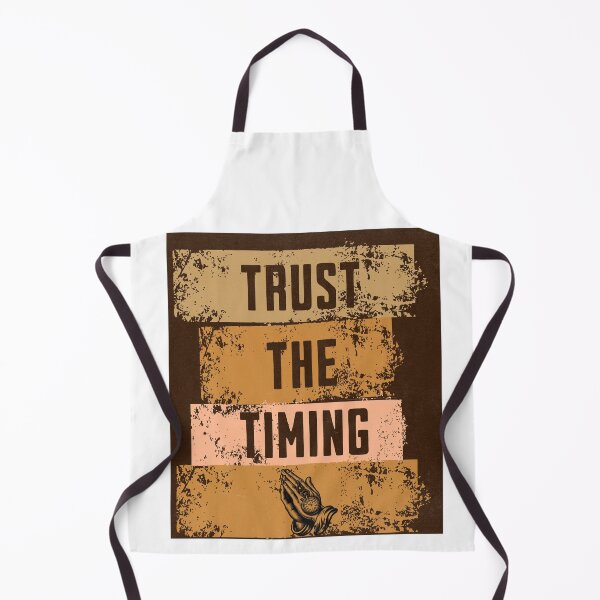 Item preview, Trust the Timing – Inspirational Typography T-Shirt | Patience & Faith Design designed and sold by MTeesGA.