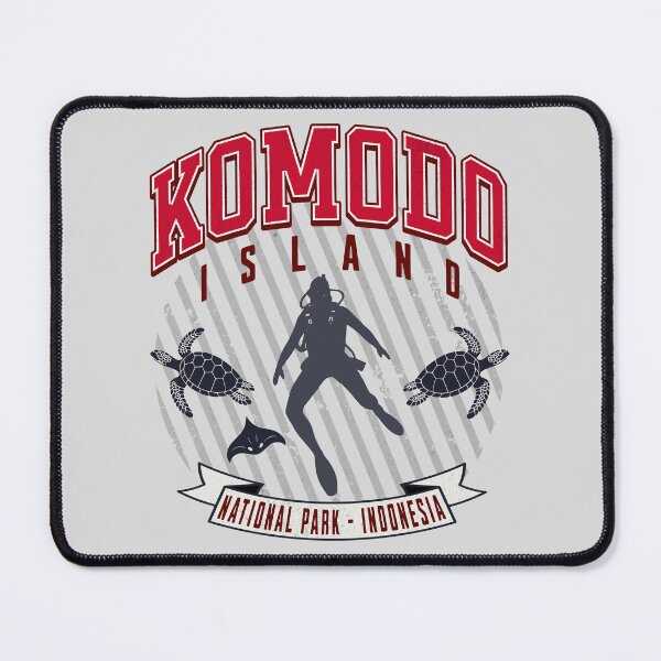 Item preview, Komodo Island - Diving With Turtles designed and sold by Place-Heritages.