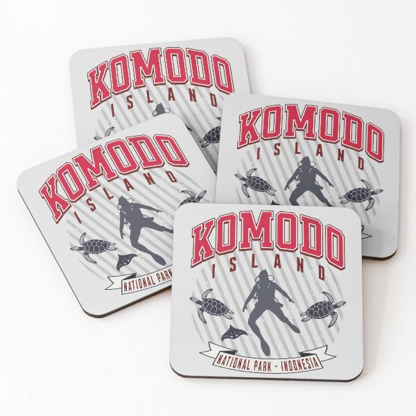 Item preview, Komodo Island - Diving With Turtles designed and sold by Place-Heritages.