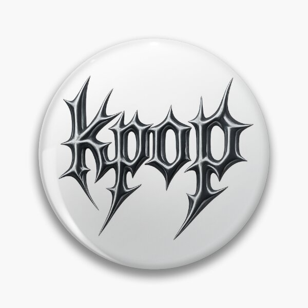 Item preview, Kpop Metal Chrome Text designed and sold by Hyunnibear.