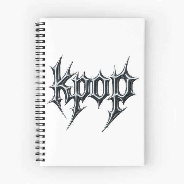 Item preview, Kpop Metal Chrome Text designed and sold by Hyunnibear.
