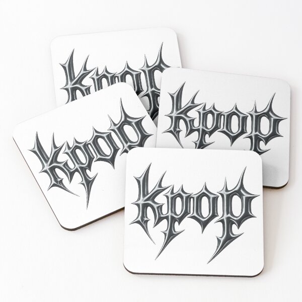 Item preview, Kpop Metal Chrome Text designed and sold by Hyunnibear.