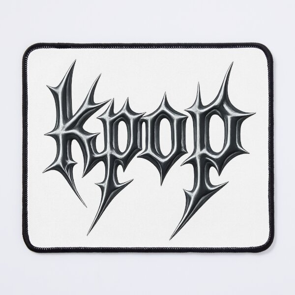 Item preview, Kpop Metal Chrome Text designed and sold by Hyunnibear.
