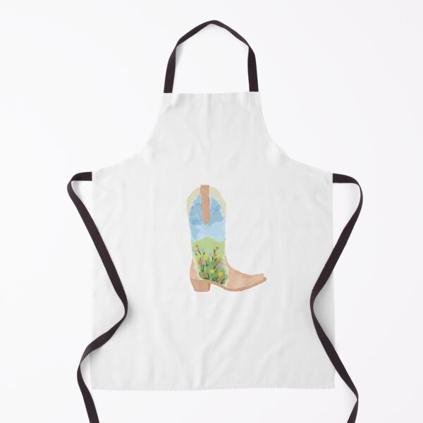 Item preview, Watercolor Landscape Cowboy Boot designed and sold by AlishaMSchil.