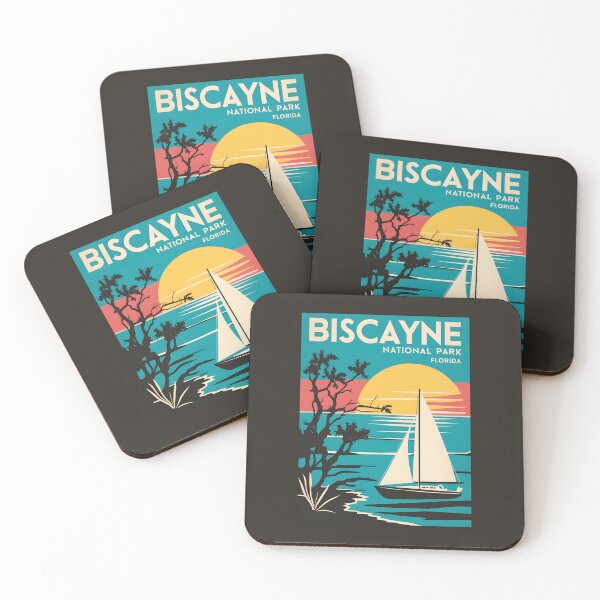 Item preview, A Vintage Illustration of Biscayne National Park - Florida - United States  designed and sold by GoodOldVintage.