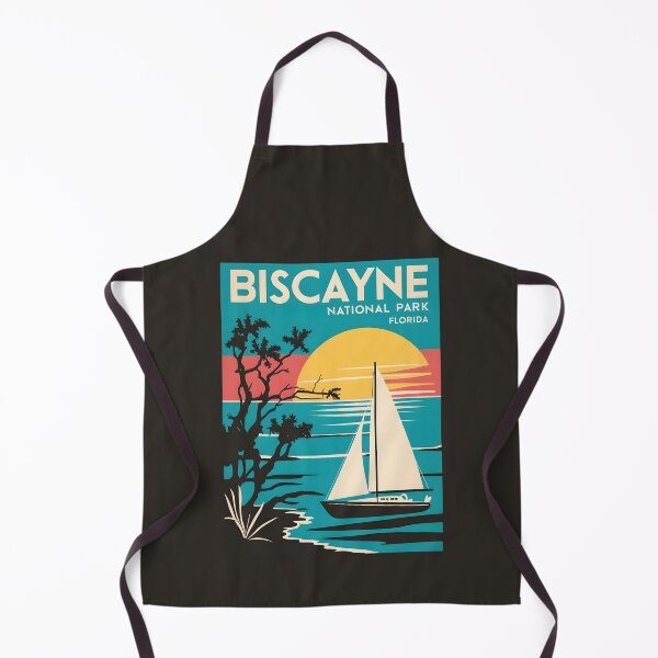 Item preview, A Vintage Illustration of Biscayne National Park - Florida - United States designed and sold by GoodOldVintage.