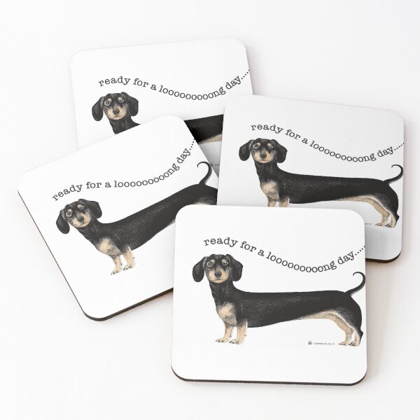 Item preview, A Dachshund's Day designed and sold by Hairball-Studio.