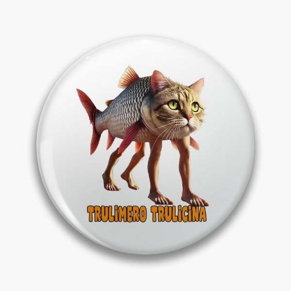 Item preview,  Trulimero Trulicina  Fish , cat , leg designed and sold by Designbyhy.