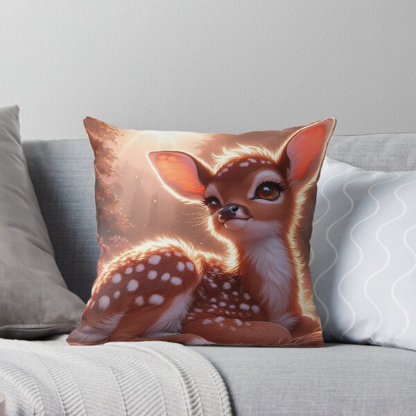 Item preview, Deer Fawn in the Sunlight Rays designed and sold by nikkolaus.