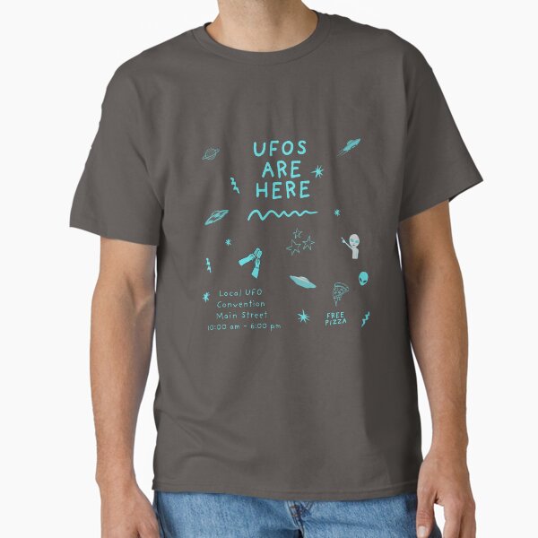 Item preview, UFOs are here t-shirt designed and sold by DecoDesigners.