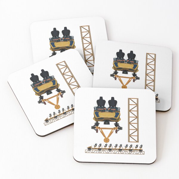 Item preview, Hyper Mack Rides Coaster Thorpe Park Train Design designed and sold by CoasterMerch.