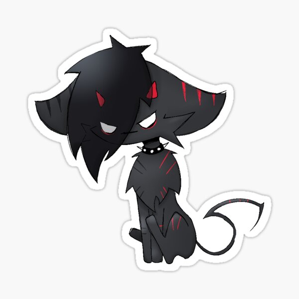Item preview, cute emo cat designed and sold by f4t4l-shop.