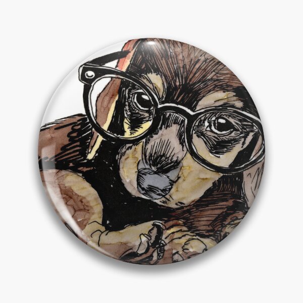 Item preview, Dachshund Puppy in Glasses designed and sold by Scribbles & Doodles by Jinx.