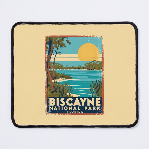 Item preview, A Vintage Illustration of Biscayne National Park - Florida - United States designed and sold by GoodOldVintage.