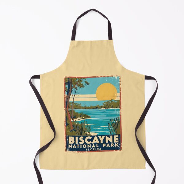 Item preview, A Vintage Illustration of Biscayne National Park - Florida - United States designed and sold by GoodOldVintage.