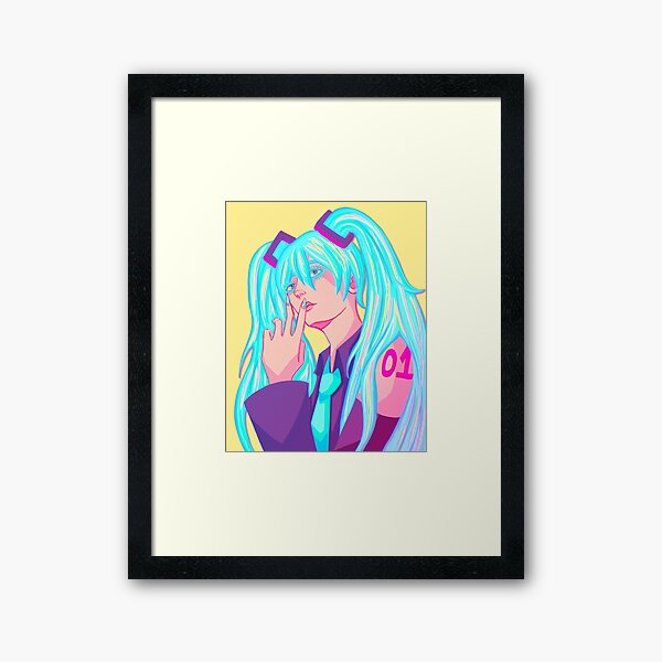 Item preview, Hatsune Miku Art Print designed and sold by Window In The Moon.
