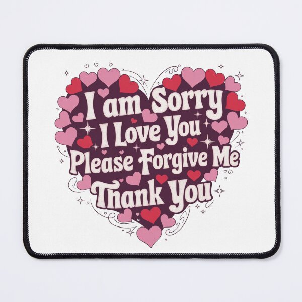 Item preview, I Am Sorry I Love You Please Forgive Me Thank You Ho’oponopono Heart Design designed and sold by badburropress.