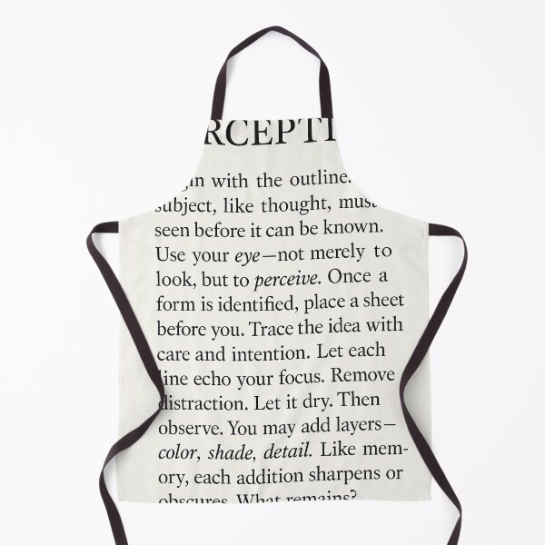 Item preview, Minimalist Typography Quote – Perception Poem designed and sold by weirdfishes123.