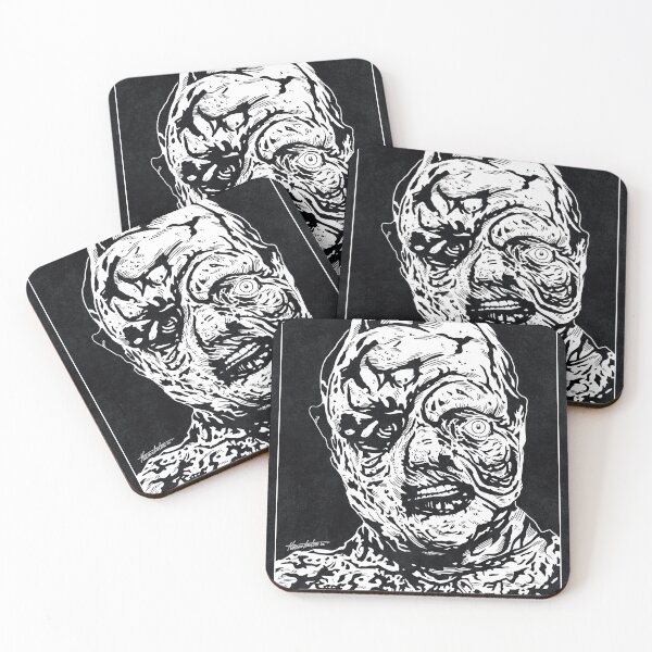 Item preview, THE TOXIC AVENGER (Black and White) designed and sold by FamousWeirdosRB.