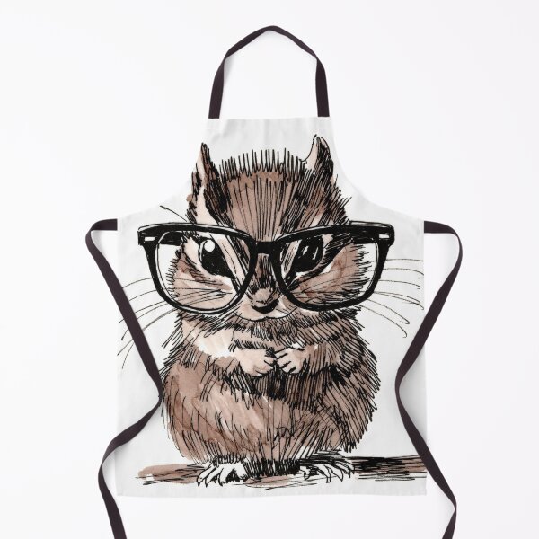 Item preview, Chipmunk in Glasses designed and sold by Scribbles & Doodles by Jinx.