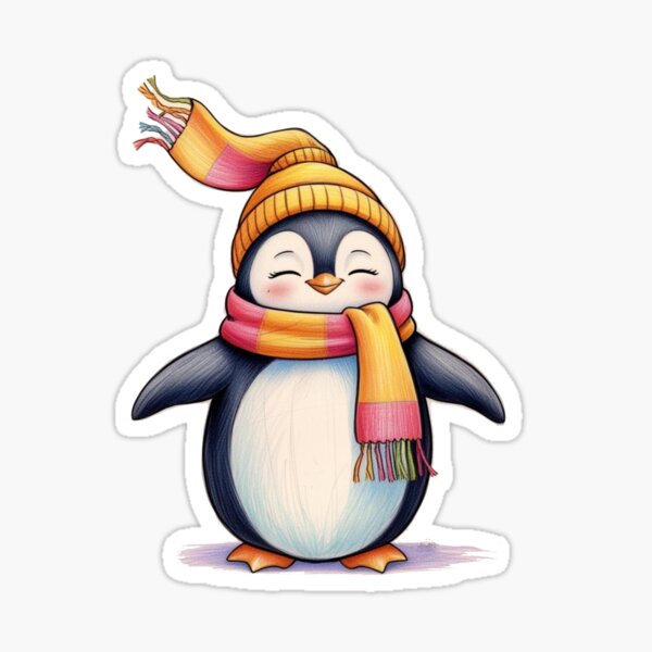 Item preview, Cozy Penguin designed and sold by PinkiPop Studio.