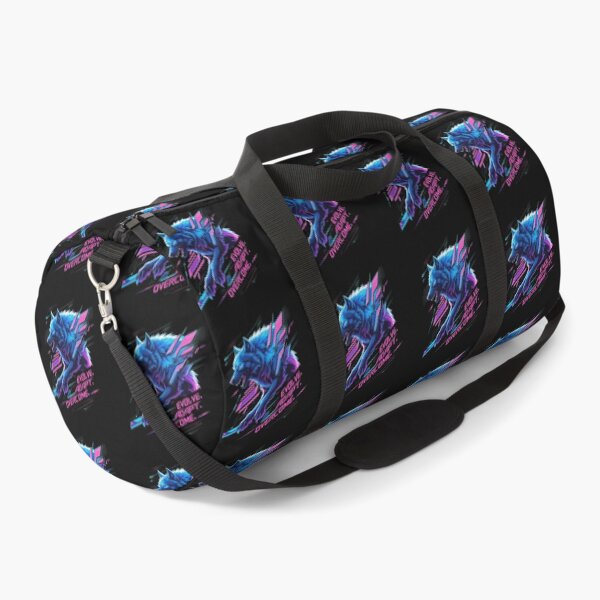 Item preview, Cyberpunk Spirit Animal Streetwear Graphic – Neon Glitch Wolf designed and sold by Nature's Palette.
