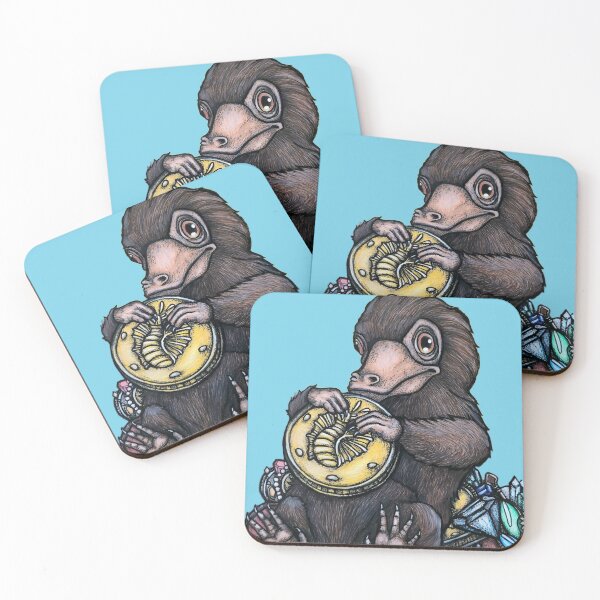 Item preview, Niffler with Coin (no background) designed and sold by Moon Raven Studios-art by Mandiva333.