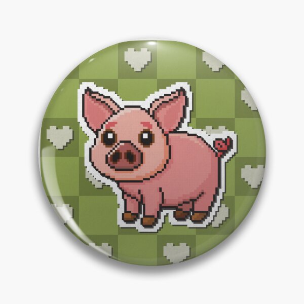 Item preview, Granja de píxeles con recortes de papel: Cerdo designed and sold by paperxpixels.