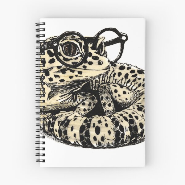 Item preview, Leopard Gecko in Glasses designed and sold by Scribbles & Doodles by Jinx.