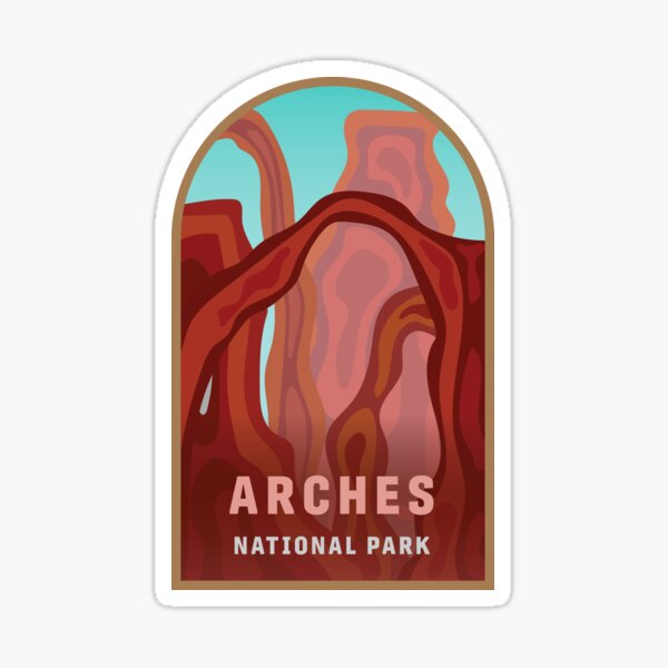 Item preview, Arches National Park Badge designed and sold by khgraphicdesign.