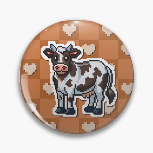 Item preview, Granja de píxeles con recortes de papel: Vaca designed and sold by paperxpixels.