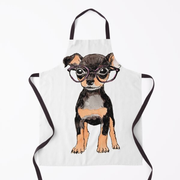 Item preview, MinPin 2 in Glasses designed and sold by Scribbles & Doodles by Jinx.