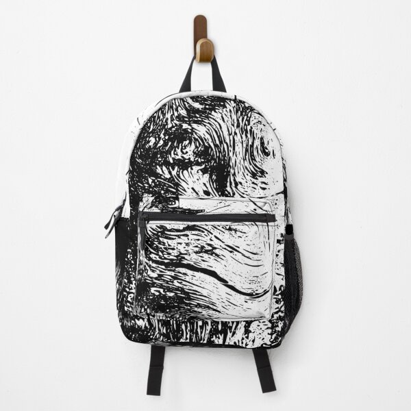 Item preview, PAREIDOLIE nature pattern tree psychedelic tree pattern black and white photography designed and sold by Luzi Illustrella.