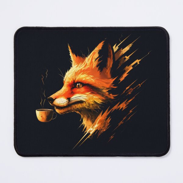 Item preview, Fox Smelling Coffee designed and sold by DemureArtsy.
