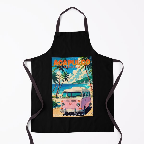 Item preview, Travel by van to ACAPULCO - MEXICO Cute Vintage 80s anime design sticker designed and sold by UrbanTRIP.