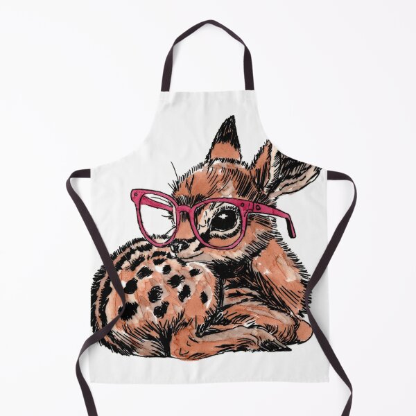 Item preview, Fawn in Glasses designed and sold by Scribbles & Doodles by Jinx.