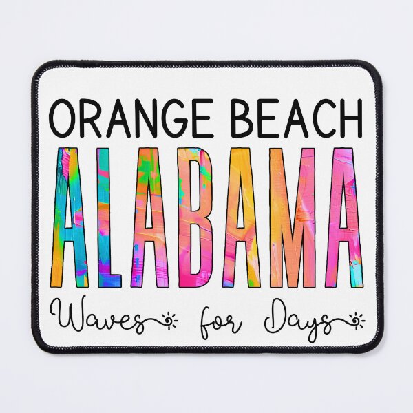 Item preview, Orange Beach Alabama (Waves) designed and sold by Whackadoodletee.