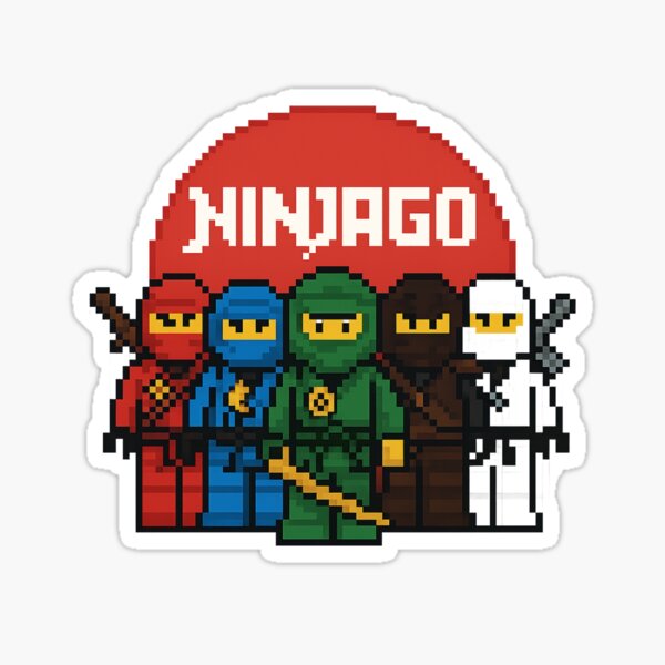 Artikel-Vorschau von Ninjago-Pixelkunst, designt und verkauft von maro1913.