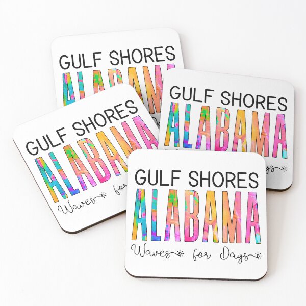 Item preview, Gulf Shores Alabama (Waves) designed and sold by Whackadoodletee.