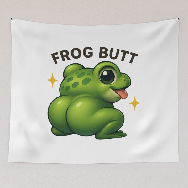 Item preview, frog butt designed and sold by FUTURE SHIRT.