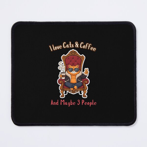 Item preview, Savage Cat Runs on Coffee, Not People designed and sold by Meow Cat.
